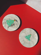 A Christmas Marble Coaster Set