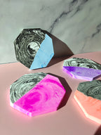 A Little Marbled Coaster Set