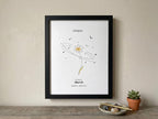 Original Birth Month Flower Watercolor Paintings – Hand Painted Prints, Human Made Art, Birthday Gift