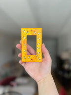 Hand-Painted Yellow Bee Pattern Light Switch Plates, Bumblebee Kitchen Decor, Outlet Cover Wall Art