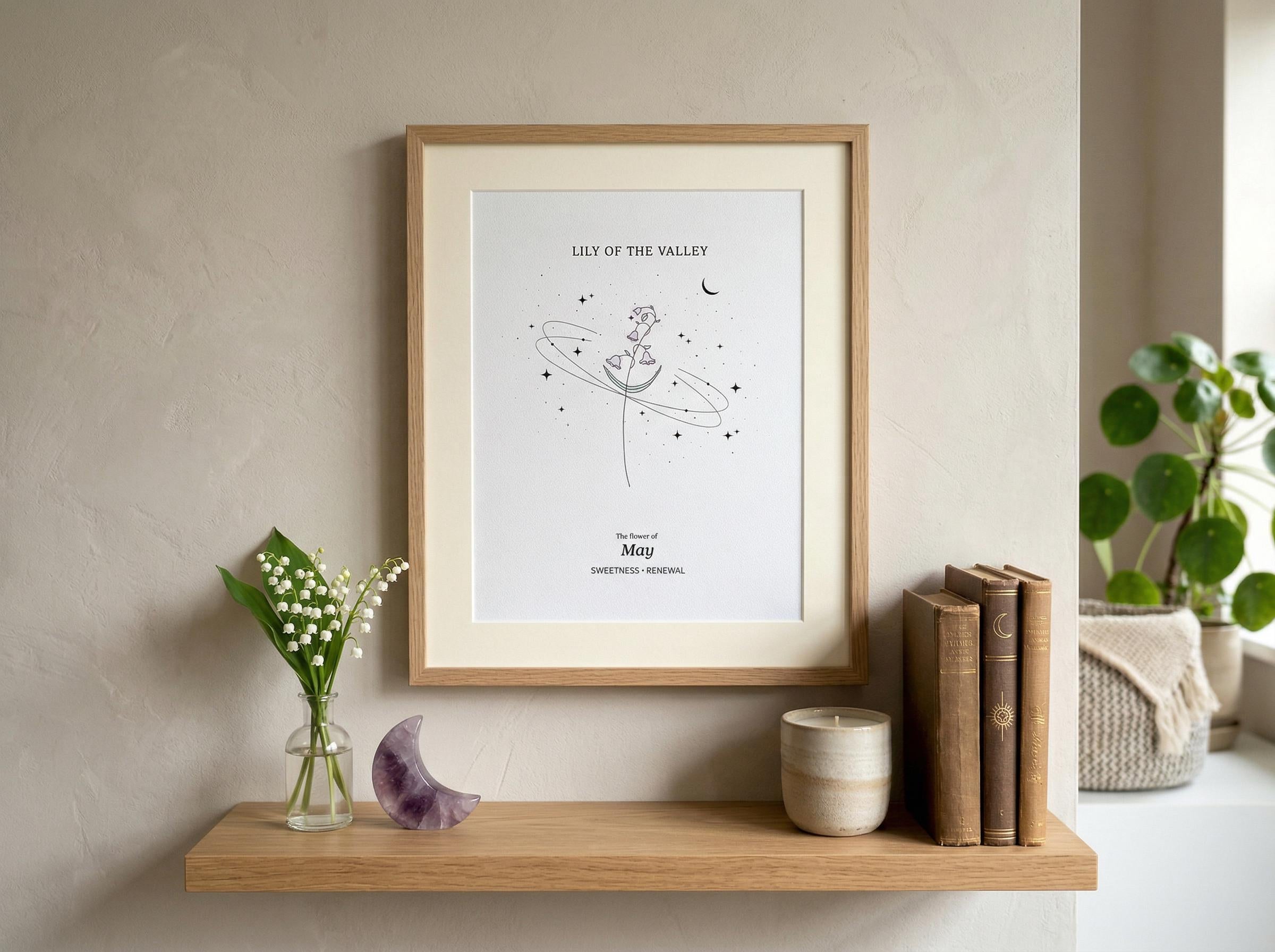 Original Birth Month Flower Watercolor Paintings – Hand Painted Prints, Human Made Art, Birthday Gift