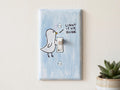 Hand-Painted Chill Duck Light Switch Plate Cover, Funny Quote Wall Art
