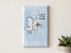 Hand-Painted Chill Duck Light Switch Plate Cover, Funny Quote Wall Art