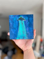 5x5" Acrylic on Wood Painting